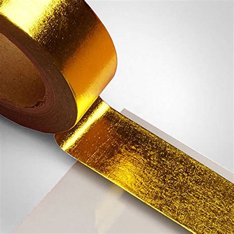 gold metallic fabric tape|gold colored electrical tape.